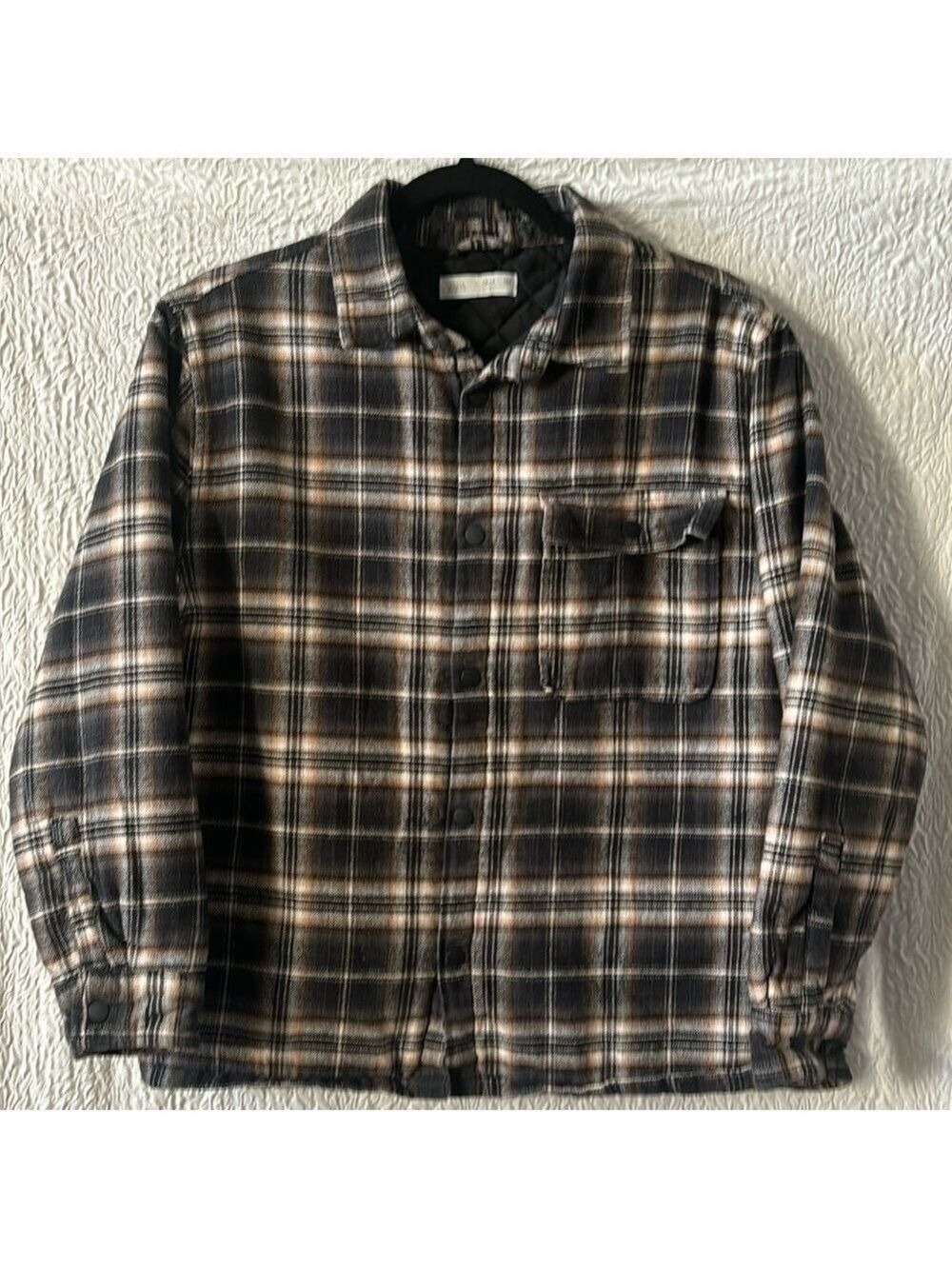 ZARA  Boys Fleece Plaid Overshirt Jacket